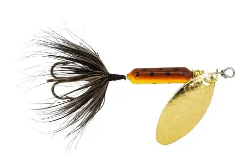 Yakima Bait unisex adult Rooster Tail In Line Spinner 2 1 16 oz, Brown Trout, 16-Ounce US
